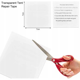 5x lipni TPU remonto pataisos baseino palapinė