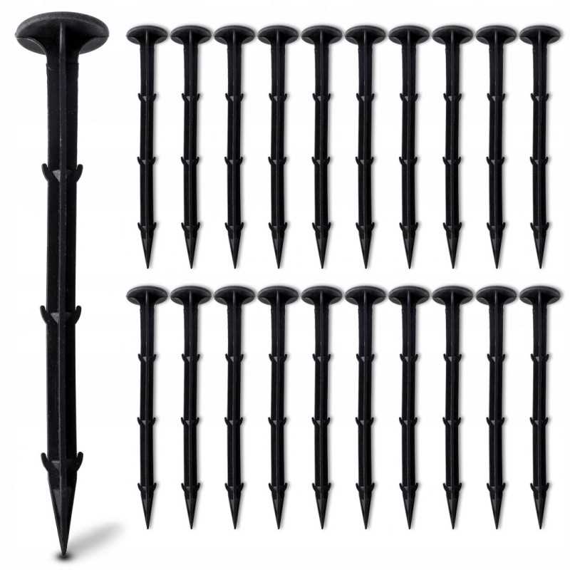 Smeigtukai, smeigtukų rinkinys agrotekstilei, 50 vnt