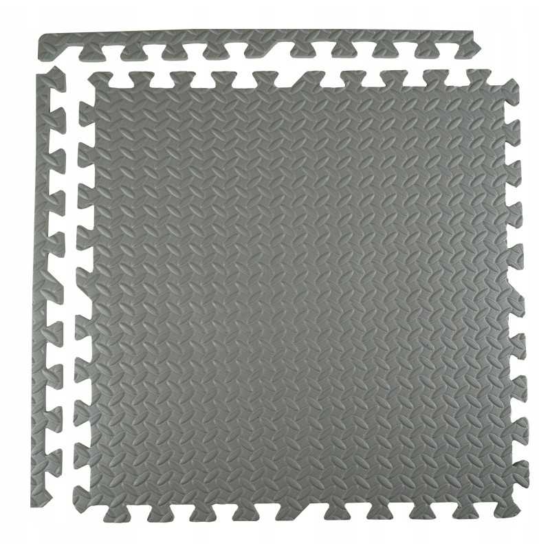 Dėlionės pilkas apsauginis putplasčio baseino kilimėlis