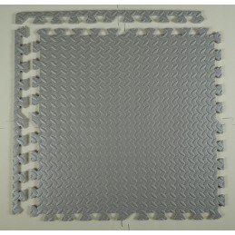 Dėlionės pilkas apsauginis putplasčio baseino kilimėlis