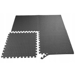 Dėlionės juodas apsauginis putplasčio baseino kilimėlis