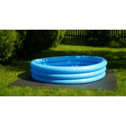 Dėlionės juodas apsauginis putplasčio baseino kilimėlis