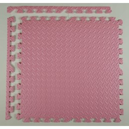 Dėlionės rausvos spalvos putplasčio apsauginis baseino kilimėlis