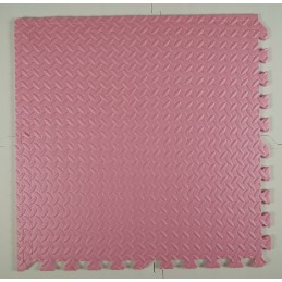 Dėlionės rausvos spalvos putplasčio apsauginis baseino kilimėlis