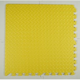 Geltonos dėlionės apsauginis putplasčio baseino kilimėlis
