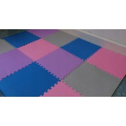 Dėlionės balto apsauginio putplasčio baseino kilimėlis