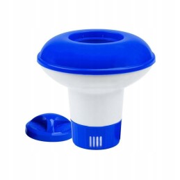 Didelis plūduriuojantis dozatoriaus plūduras, plūduriuojančios chloro tabletės, skirtos baseino sūkurinei voniai