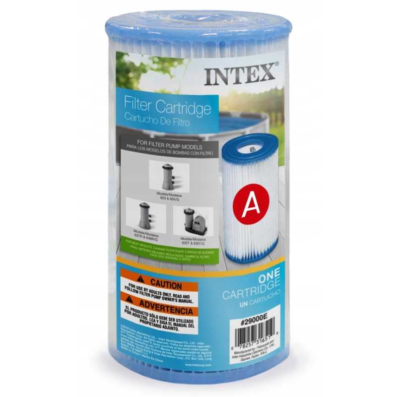 Popierinis filtras baseino siurbliui A tipo intex 29000