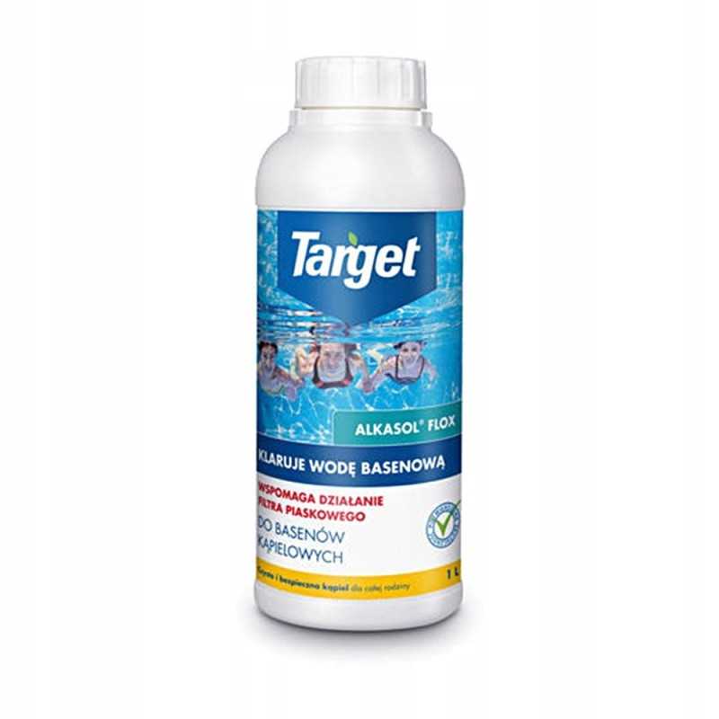 Baseino vandens nuskaidrinimas alkasol flox pašalina drumstą vandens koaguliantą 1l