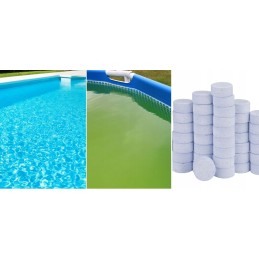 10 viename baseino chloro tabletės daugiafunkcinis sūkurinis SPA 20g baltas 0 5kg