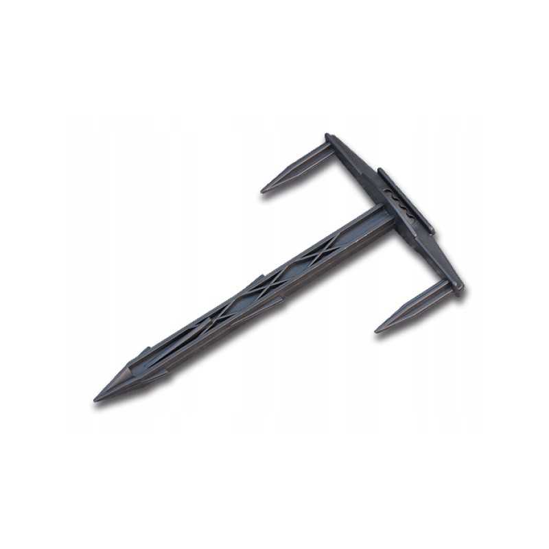 Smeigtukas neaustiniams audiniams, trišakis, 17/10 cm, 10 vnt