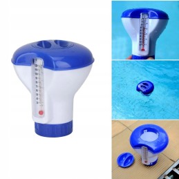 Klasikinis baseino termometras su intex cheminių medžiagų dozatoriumi