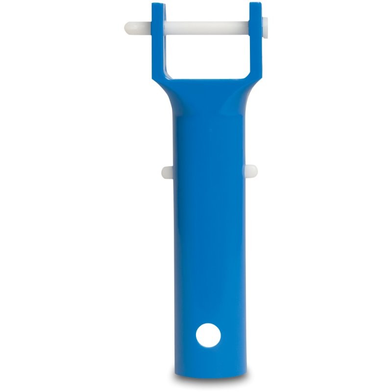 Pool vacuum cleaner brush holder for pool