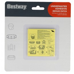 Lipnių vandeniui atsparių remonto pleistrų rinkinys, 10 vienetų, bestway 62091