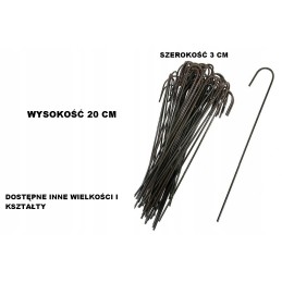 Inkariniai kaiščiai - agrotekstilė agrotekstilė 20cm 100 vnt