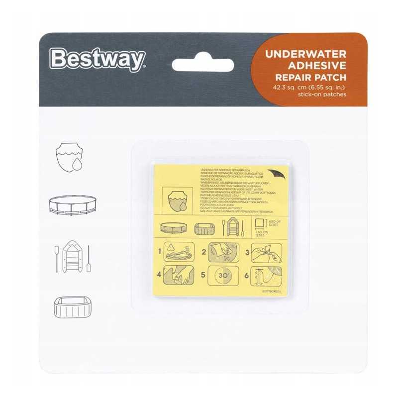 Bestway 62091 vandeniui atsparių vasarinių batų remonto rinkinys