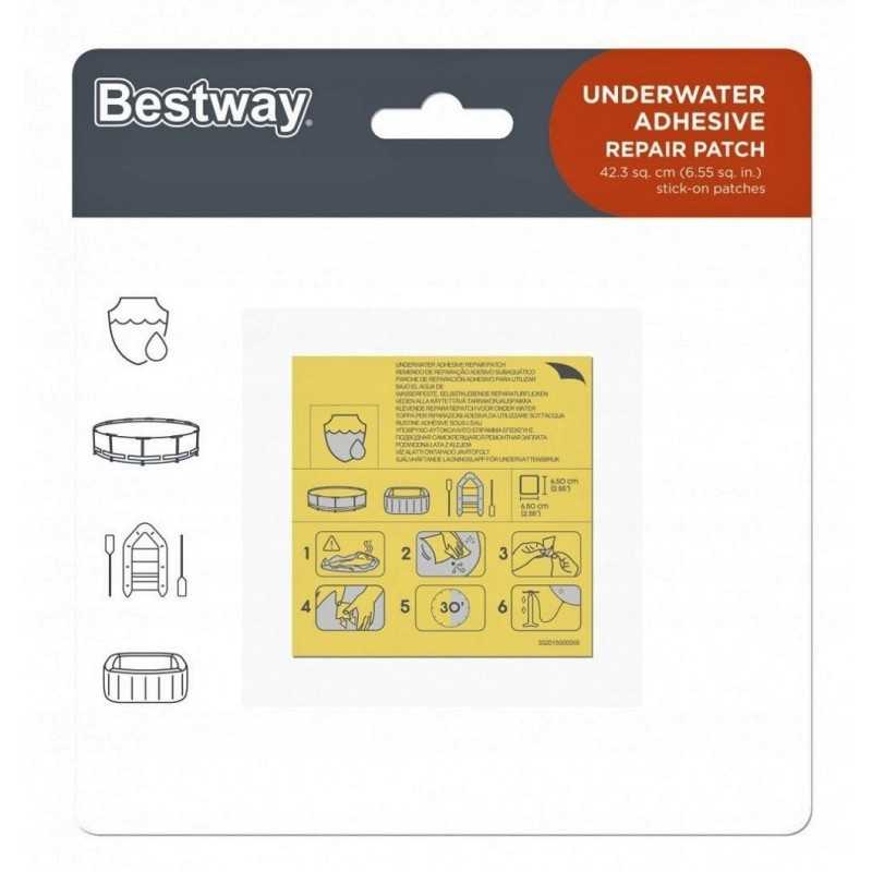 Bestway vandeniui atsparūs remontiniai pleistrai 10 vnt.