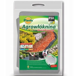 ⭐Planta agrotekstilės mulčiavimas p50 1,6x10m juodas 50g/m2 - nuo piktžolių