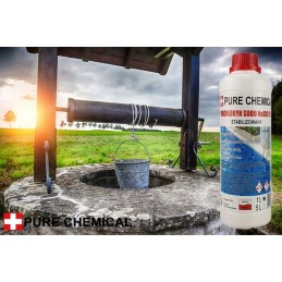 Skystas chloras baseinams 1l natrio hipochloritas 15
