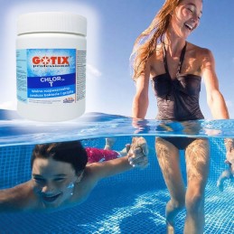 Chloras baseinams sūkurinė vonia chloras didelės tabletės baseinams, baseinų chemikalai 0 4kg
