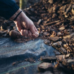 Inkariniai kaiščiai silkės agrotekstilei 20cm-50 vnt