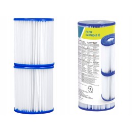 Bestway 2x filtras baseino siurbliui 1249 lh tipo ir 2 vnt