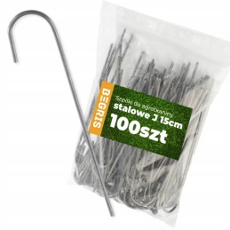 ☘️plieniniai kaiščiai agrotekstilei 15cm agrotekstilei j☘️