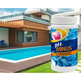 Ph minus baseinui, granulės, vandens kontrolė, baseino chemikalai, gamix 1-5 kg