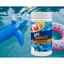Ph minus baseinui, granulės, vandens kontrolė, baseino chemikalai, gamix 1-5 kg