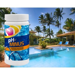 Ph minus baseinui, granulės, vandens kontrolė, baseino chemikalai, gamix 1-5 kg