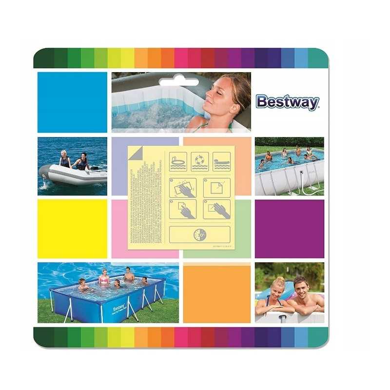 Neperšlampami pleistrai baseino klijavimui bestway 10 vnt