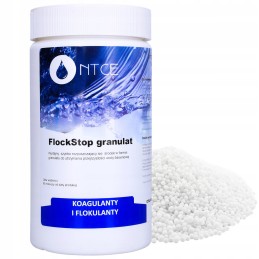 Flockstop koaguliantas sūkuriniam baseinui, skaidrina vandenį, chemikalai SPA baseinui, 1kg
