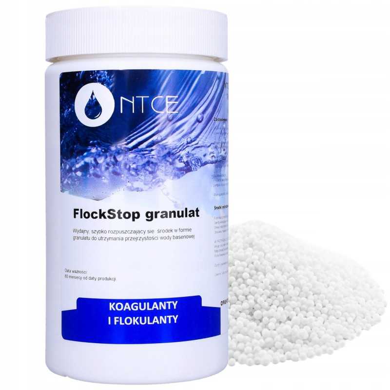 Flockstop koaguliantas sūkuriniam baseinui, skaidrina vandenį, chemikalai SPA baseinui, 1kg