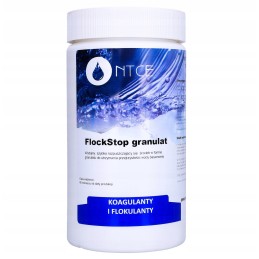Flockstop koaguliantas sūkuriniam baseinui, skaidrina vandenį, chemikalai SPA baseinui, 1kg