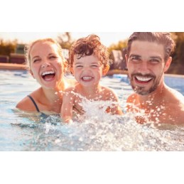 Aqua fun Flock koaguliantų skystis, priemonė baseino vandeniui skaidrinti, 1l
