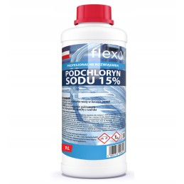 Natrio hipochloritas skystas chloras 1l vandens dezinfekcija šulinių baseinuose