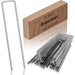 Plieniniai inkarai, nykštukiniai kaiščiai, replės, tvirtinimas prie neaustinio tinklelio, 50 vnt.