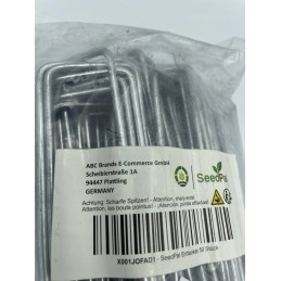 Plieniniai inkarai, nykštukiniai kaiščiai, replės, tvirtinimas prie neaustinio tinklelio, 50 vnt.