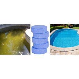 11in1 chloro daugiafunkcinės tabletės mėlynos multi, skirtos sūkurinei voniai baseinui 20g 0 5kg