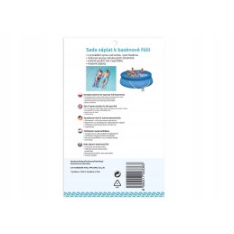 Latkų rinkinys baseino folijos taisymui