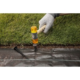 Agrotekstilė UV piktžolių kilimėlis 0,8x10m + smeigtukai