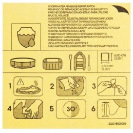 10 PVC medžiagos remonto rinkinių rinkinys 6 5x6 5cm bestway