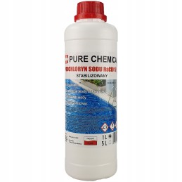 Natrio hipochloritas 15 stabilizuotas baseinui 1l