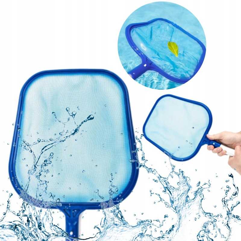 Tinklelis lapų šiukšlėms gaudyti iš baseino