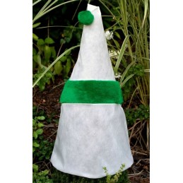 Apsauginis gaubtas, baltas ir žalias dangtelis