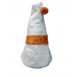 Apsauginis gaubtas, baltas ir raudonas dangtelis