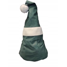 Apsauginis gaubtas, žalias ir baltas dangtelis