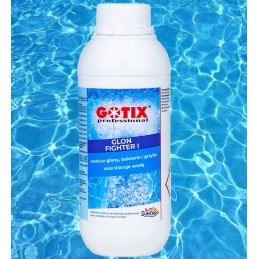 Antidumbliai, stipri priemonė nuo dumblių baseine, sūkurinėje vonioje, SPA, dumblius naikinantys chemikalai, 1l