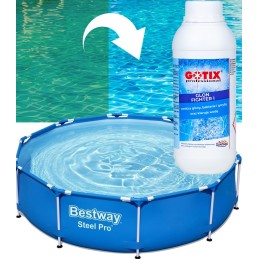 Antidumbliai, stipri priemonė nuo dumblių baseine, sūkurinėje vonioje, SPA, dumblius naikinantys chemikalai, 1l