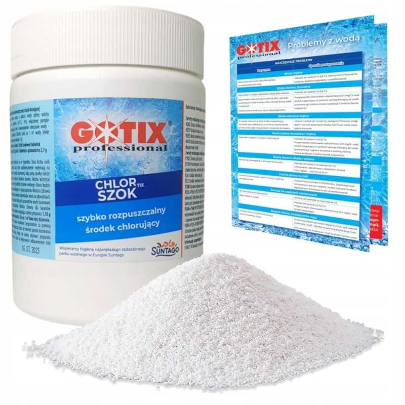 Chloro šokas sūkurinei voniai, baseino chemikalai, chloro šokas, granulės, 0-5kg
